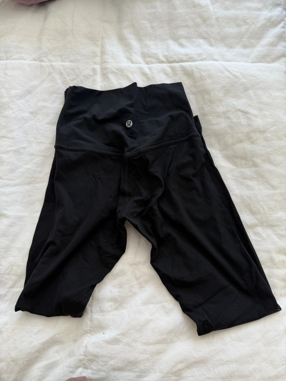 lululemon athletica Black Leggings with Waist Grip Dot